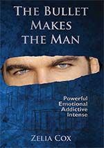 The bullet makes the man cover